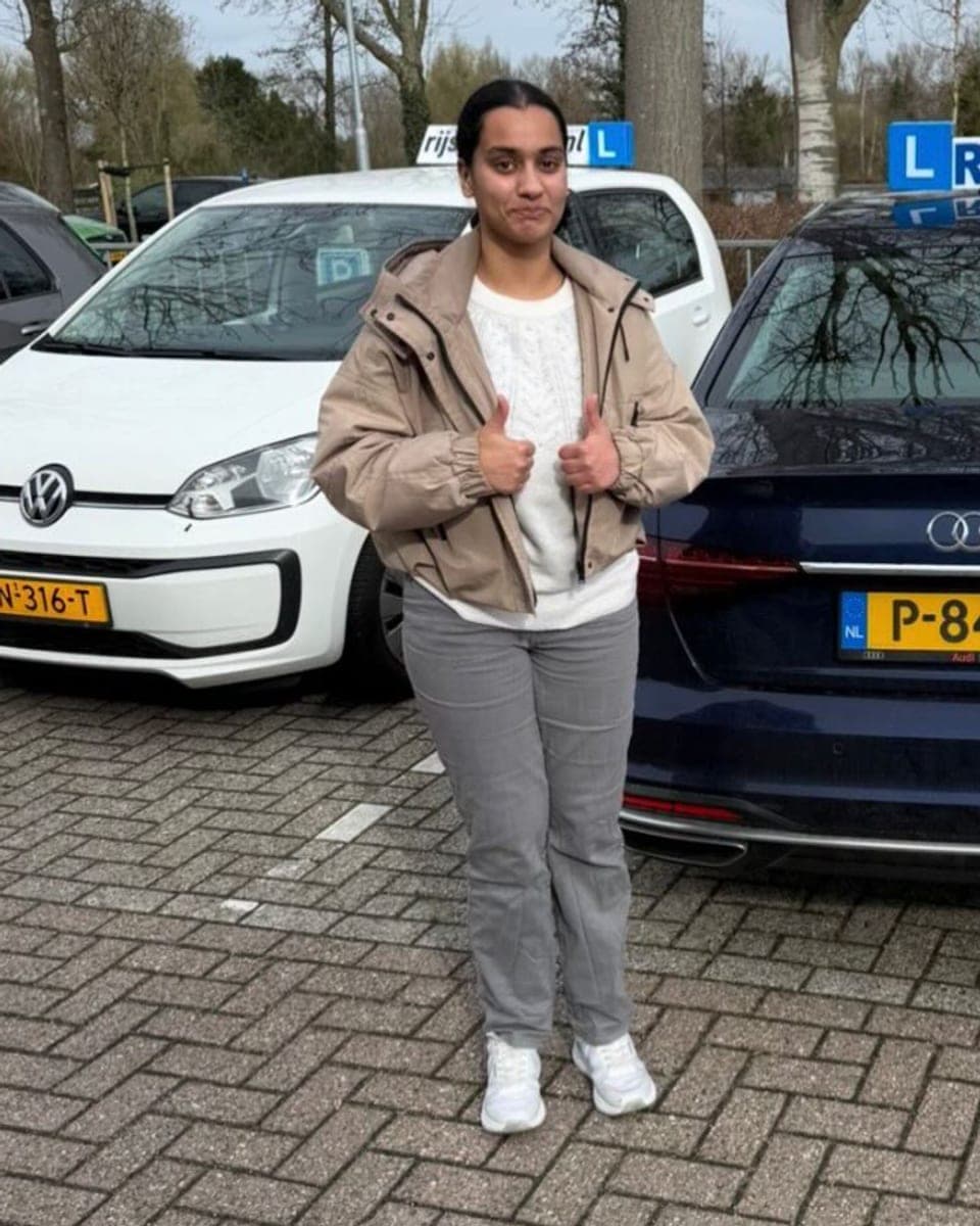 Geslaagde leerling bij Rijcoach Hoofddorp in Zuid-Kennemerland
