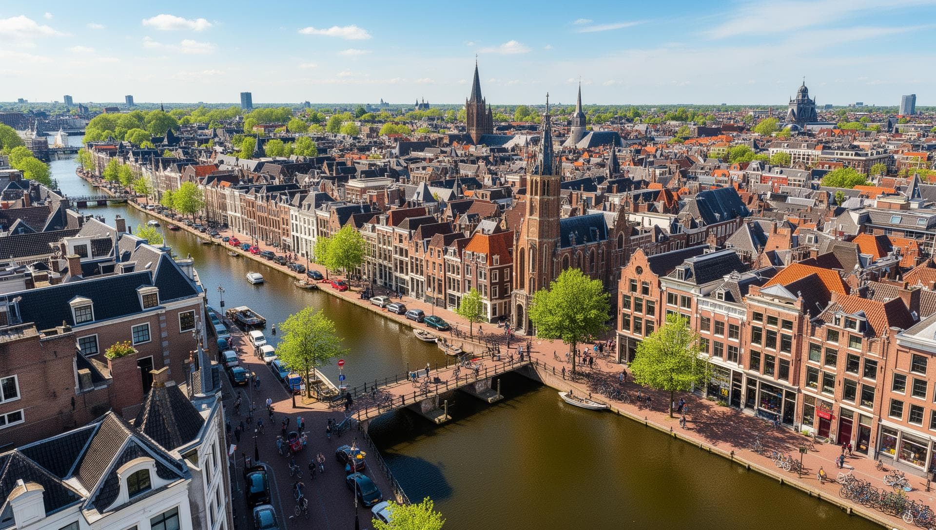 Driving through Haarlem city centre with Rijcoach