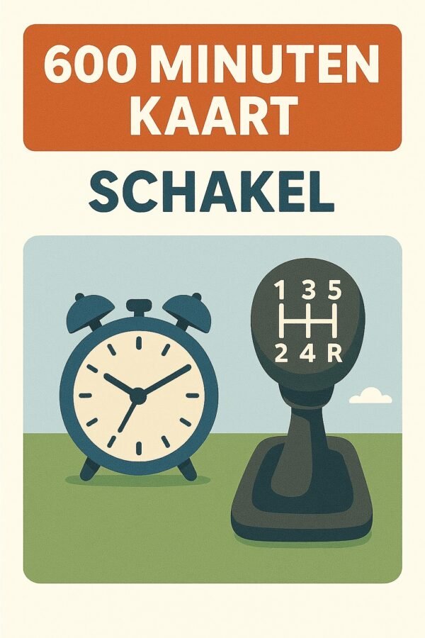 600 minuten kaart schakel
