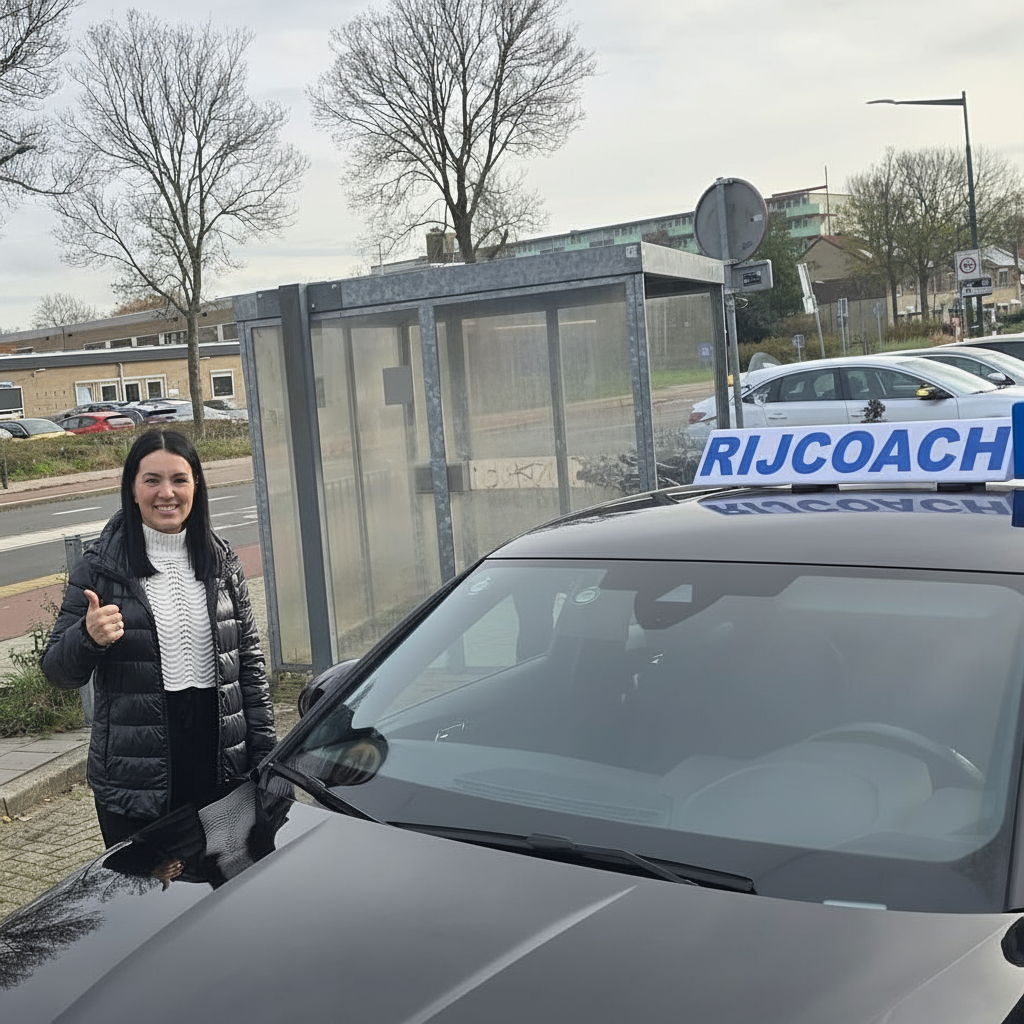 rijles in haarlem geslaagde leerling